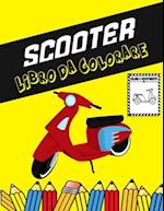 Scooter Libro da colorare