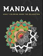 Mandala Adult Coloring book for relaxation