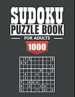 Sudoku puzzle book for adult: 1000 Easy to Extreme Sudoku Puzzles with Solutions | paperback game | suduko puzzle books for adults large print | sadok