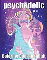 psychedelic Coloring Book for adult