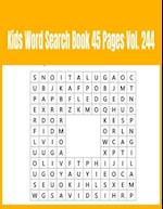 Kids Word Search Book 45 Pages Vol. 244