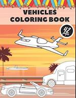 Vehicle Coloring Book