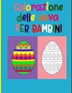 colorazione delle uova per i bambini