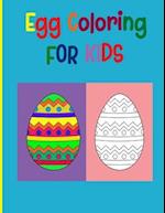 egg coloring for kids