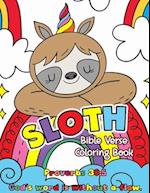 Sloth Bible Verse Coloring Book
