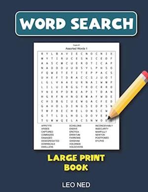 Word Search Large Print Book