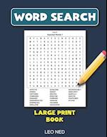 Word Search Large Print Book