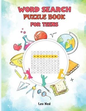 Word Search Puzzle Book for Teens