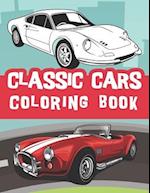 classic cars coloring book