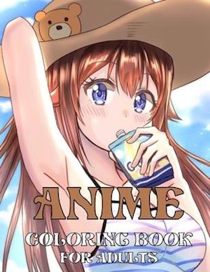 Anime coloring book for adults