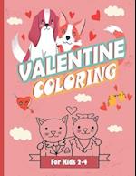 Valentine Coloring For Kids 2-4