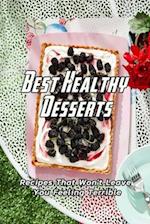 Best Healthy Desserts