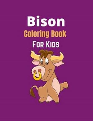 Bison Coloring Book For Kids