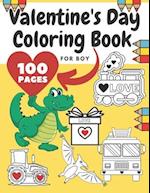 Valentine's Day Coloring Book For Boy