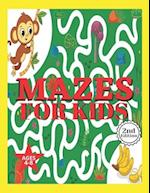 Mazes for Kids Ages 4-8