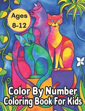 Ages 8-12 Color By Number Coloring Book For Kids