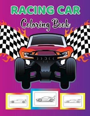 Racing Car Coloring Book