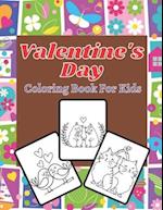 Valentine's day coloring book for kids