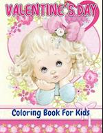 Valentine's day coloring book for kids