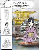 Japanese Coloring Book