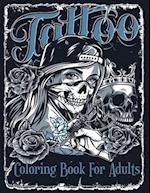 Tattoo Coloring Book For Adults