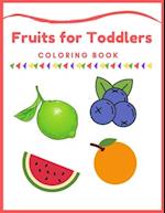 Fruits for Toddlers Coloring Book