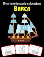 Divertimento con la colorazione Barca