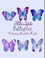 Adorable Butterflies Coloring Book for Kids