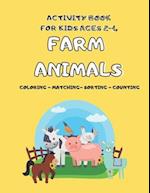 Activity Book For Kids Ages 2-4