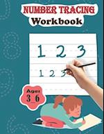 Number Tracing Workbook ages 3_6