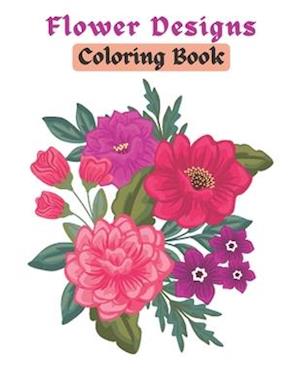 Flower Designs Coloring Book