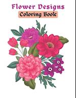 Flower Designs Coloring Book