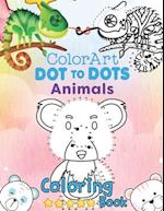 ColorArt Dot to Dot Animals Coloring Book