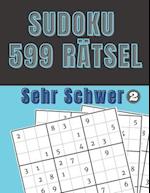 Sudoku 599 Rätsel - Sehr Schwer 2