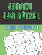 Sudoku 599 Rätsel - Sehr Schwer 3