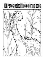 101 Pages paleolithic coloring book