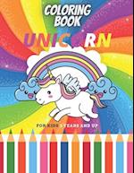Unicorn Coloring Book for Kids 3 Years and Up