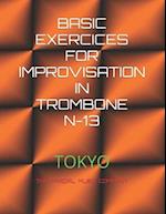 BASIC EXERCICES FOR IMPROVISATION IN TROMBONE N-13 : TOKYO 