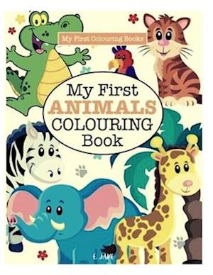 my first animals colouring book