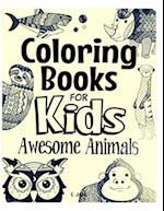 coloring books for kids awesome animals