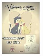 valentine day coloring book for kids