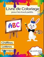 Livre de Coloriage pour Les Tout-Petits de 1 à 5 Ans