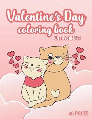 Valentine's Day Coloring Book With Animals