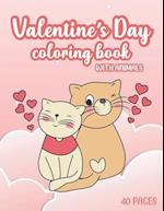 Valentine's Day Coloring Book With Animals