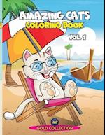 Amazing Cats - coloring book, vol.1