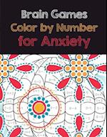 Brain Games Color by Number for Anxiety