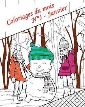 Coloriages du mois - N°1 - Janvier