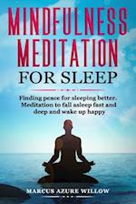 Mindfulness meditation for sleep