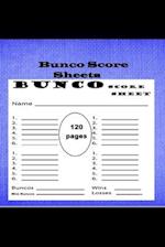 Bunco Score Sheets