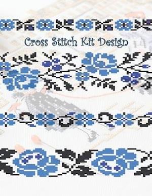 Cross Stitch Kit Design: Graph Paper for Creating Cross Stitch and Embroidery Patterns, Book Size 8.5" x 11" 150 graph paper pages